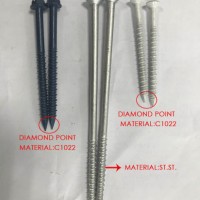 Concrete Screw  Hex Washer Head & Flat Head