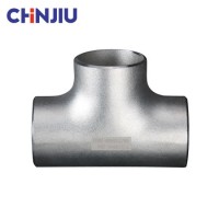 ISO 9001 Stainless Steel 304 and 316 Pipe Tee and Pipe Fittings Industrial Fittings 3 Way Welding Eq