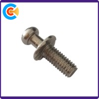 Steel Nickel Plating Pan Head Phillips Furniture Screw Flange Screw