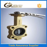 Brass Body Wafer Butterfly Valve with Lever