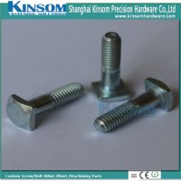 Square Head Partial Bolts High Strength 4.8-12.9 Grade Fastener