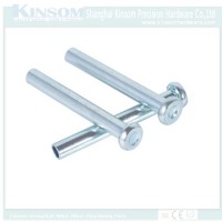 Flat Knurled Under Head Special Semi Tubular Rivets Zinc Coating Electronices Industry Fastener