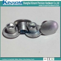 Mushroom Head Customized Nails Aluminum 6063 F22 Semi Tubular Rivet
