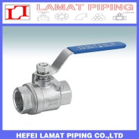 CF8 CF8m 1000wog 2000wog Stainless Steel 2PC Ball Valve