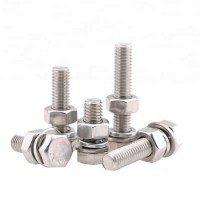 Made in China Fastener Stainless Steel 304 316 DIN931 DIN933 ANSI Hex Head Bolt and Nut