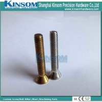 Ss 316 Countersunk Head Cooper Nickel Coating Machine Screw for Expansion Bolt and Nut