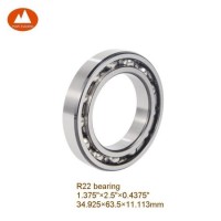 1 3/8"X2 1/2"X7/16" Inch R22 Ee12 Klnj13/8 Open Single Row Deep Groove Ball Bearing f