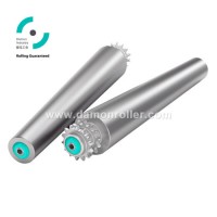 Steel Double Sprocket Tapered Conveyor Roller (2521)