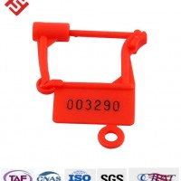 Low Price Plastic Colorful Security Padlock Seal with Barcode and Numbers Printing