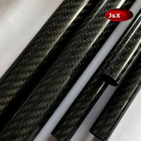 3K Carbon Fiber Tube Light Weight with Twill Plain Woven