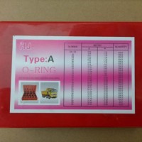 O Ring Kits with Red  Yellow  Blue Color Box