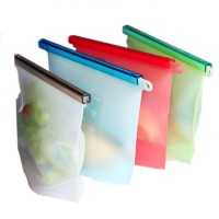 Anti Bacteria Safe Vacuum Food Reusable Silicone Storage Bag