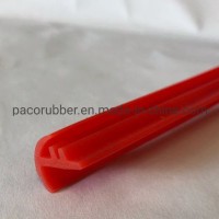 Extruding Red Silicone Rubber Gasket Profile