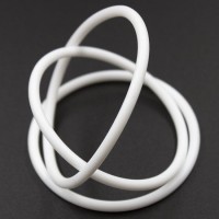Customized PUR PTFE Teflon O Ring Gasket Ring for Valve Mechanical Sealing CS1.0mm in Stock