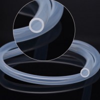 Heat Resistant FDA Food Grade Flexible Silicone Rubber Hose / Tube ID*Od 4mm*6mm