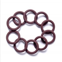 High Heat / Good Chemical Resistance Elastomer FKM/FPM Rubber O-Ring for Industrial Sealing