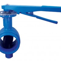 Controlling The Liquid to Open or Close Mss Sp-67 Awwa C606 Cast Iron Groove End Butterfly Valve wit