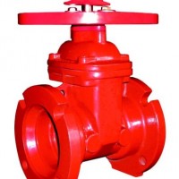 Fmul 300psi Ductile Iron Body Non Rising Stem Gate Valve with Mj*Mj Ends