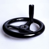 Cast Iron Valve Round Flange Black Bakelite Handwheels