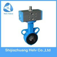 Di Soft Seat Flange Butterfly Valve