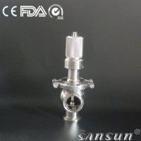 Hygienic Stainless Steel Adjustable Sanitary Clamped Safety Valve Relife Valve