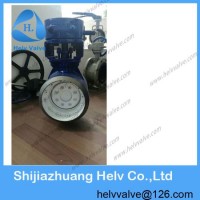 DN150 Wcb Grooved End Welding End Butterfly Valve