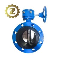 DIN Pn6~Pn16 Double Flanged Carbon Steel Wafer Butterfly Valve