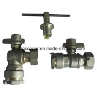 Brass Lockable Ball Valve for Water Meter ISO9001: 2015 Qualified Manufacturer