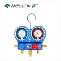 Aluminium Manifold Gauge Sets with 36" Charging Hose  Shock Proof  Aluminium Valve Body/ Custom图1