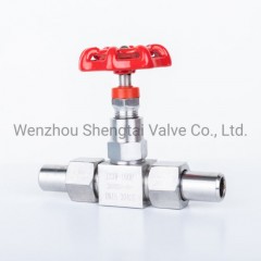 (J23W-160P-DN15) Stainless Steel Welded Needle Valve Socket Welding High Pressure Stop Valve 304 Ext图1