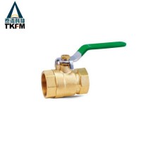 Tkfm 2020 Hot Sales 1 Inch Two Way Thread Brass Ball Valve Large Stock