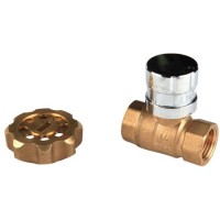 Brass Anti-Theft Magnetic Lockable Ball Valve BS21 Standard for Potable Water From Chinese Professio