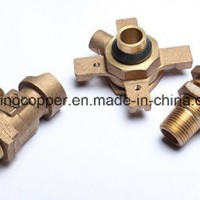 Bronze Water Meter Accessories with Ball Valve  Expansion Joint and Nipple for Potable Water