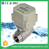 Automatic Drain Control Water Motorized Ball Valve with Timer