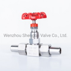 (J23W-160P-DN25) Stainless Steel Welded Needle Valve Socket Welding High Pressure Stop Valve 304 Ext图1