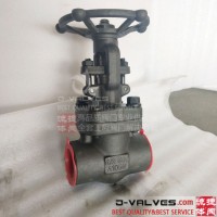 API Forged Carbon Steel Bolt Bonnet Socket Weld Gate Valves