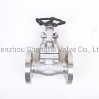 API Integral Flange Wedge Gate Carbon Steel Forged Steel Stainless Steel Gate Valve (Z41H-300LB-DN25