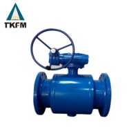 Tkfm Large Stock DN300 Welded Ball Valve with Flange