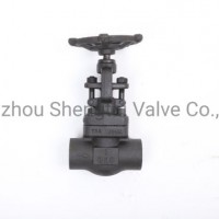 (J61H-800LB-DN25) Socket Welded (National Pipe Thread) Carbon Steel Stainless Steel Globe Valve