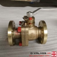 API608 C9580 Duplex Steel Bronze Flange Ball Valve