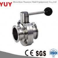 Ss304/316L Manual/Pneumatic Sanitary Butterfly Valve