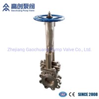 Handle Wheel Manual Lug or Lugged Stainless Steel Industrial Knife Gate Valve