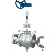 Eccentric Segment Ball Valve Soda Ash Crystallization Pipeline