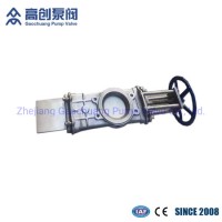 Handle Wheel Stainless Steel Through Conduit Industrial Knife Gate Valve