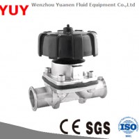 Sanitary Stainless Steel Diaphragm Valve for Pharmacy  Food and Beverage Equipments