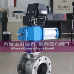 CF8 Segment Ball Valve for Water Treatment Industry图1