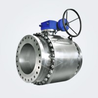 High Pressure Forged Flange Trunnion Ball Valve