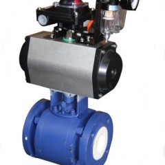 Wcb Pneumatic Ceramic Lined Ball Valve图1