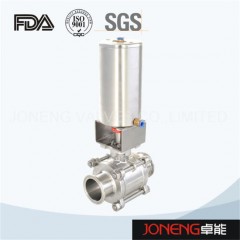 Stainless Steel Pneumatic Sanitary Butterfly Control Valve  Check Valve  Ball Valve Made in China (J图1