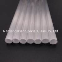 Milky Opaque Quartz Glass Tube